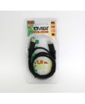 Шнур HDMI, DVS-HC115:  PLUG-PLUG поворотный, 1.4a,1.5м