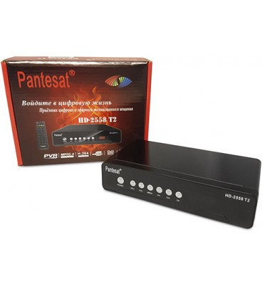 Ресивер цифровой эфирный + кабельный DVB-T2+C Pantesat HD -2558